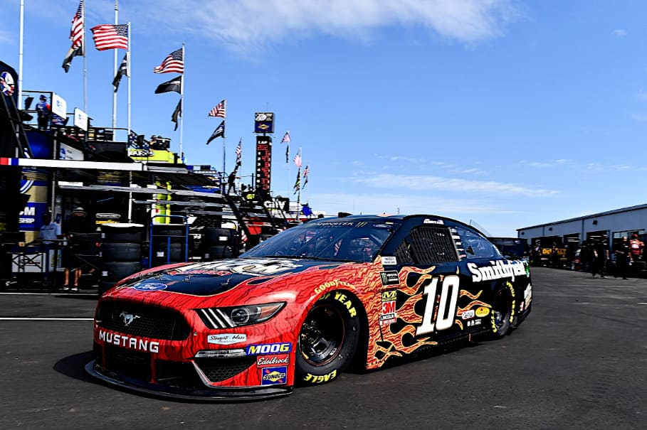 SHR's Aric Almirola (fourth) joined Blaney and Newman in the top five. SHR's Aric Almirola (fourth) joined Blaney and Newman in the top five.